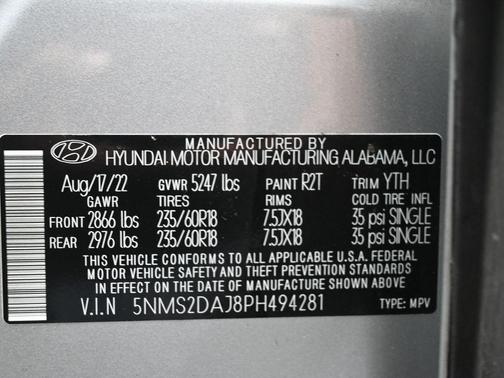 2023 Hyundai SANTA FE SEL 2.4