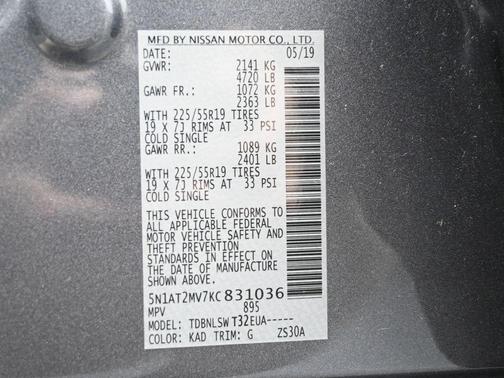 2019 Nissan Rogue SL