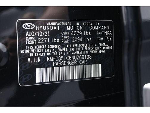 Black Noir Pearl 2022 Hyundai IONIQ Hybrid SEL