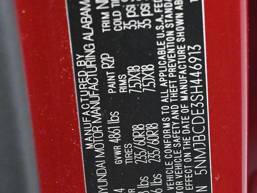 Ultimate Red 2025 Hyundai TUCSON SEL