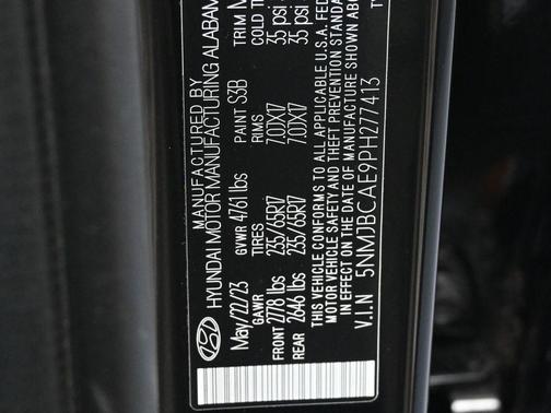 Phantom Black 2023 Hyundai TUCSON SEL