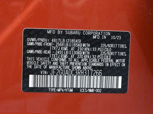 2024 Subaru Crosstrek Premium