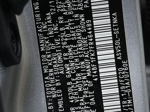 2015 Toyota Camry LE