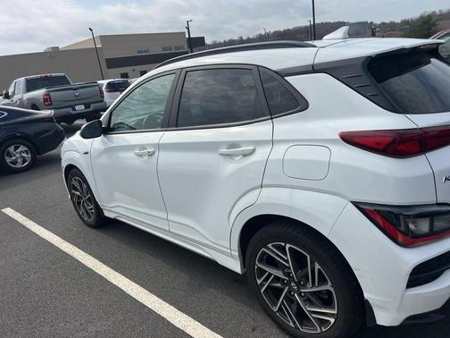 Lunar White 2023 Hyundai KONA N Line