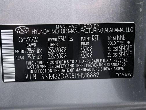 2023 Hyundai SANTA FE SEL 2.4