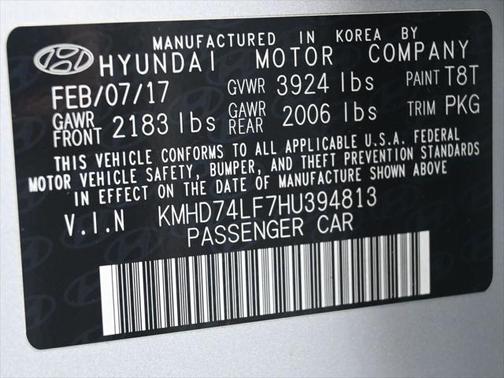 2017 Hyundai ELANTRA SE