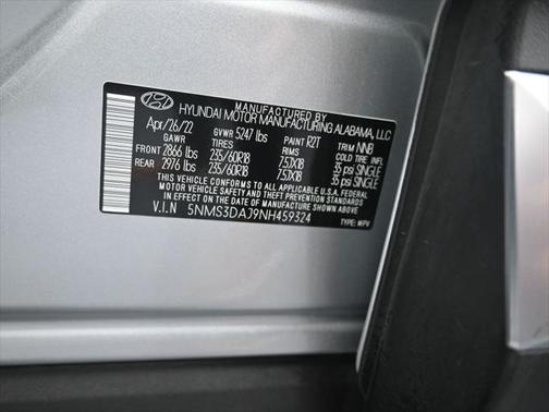 2022 Hyundai SANTA FE SEL 2.4
