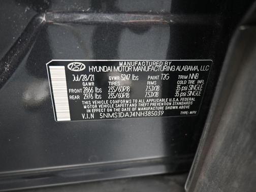 2022 Hyundai SANTA FE SE