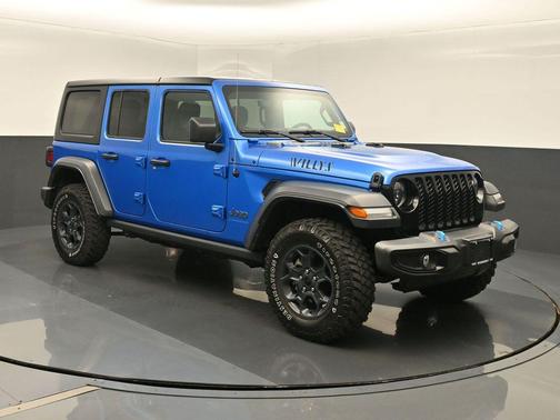 Hydro Blue Pearlcoat 2023 Jeep Wrangler 4xe Willys