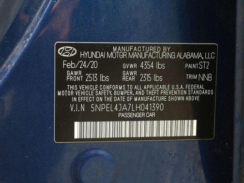 2020 Hyundai SONATA SEL