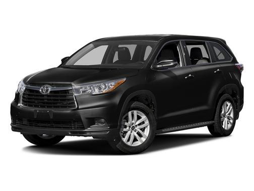 Midnight Black Metallic 2016 Toyota Highlander LE