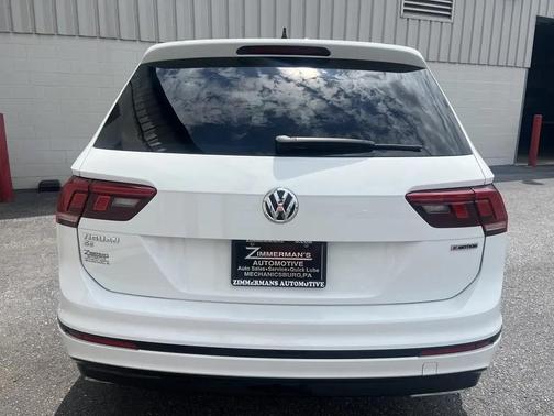 Pure White 2021 Volkswagen Tiguan 2.0T SE R-Line Black 4MOTION