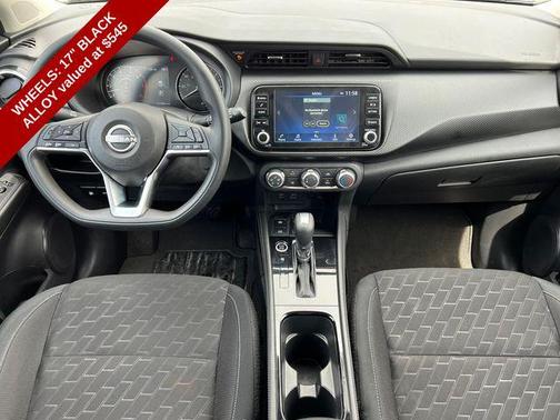 Gray/Super Black 2024 Nissan Kicks SV