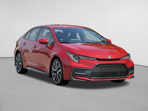 Barcelona Red Metallic 2020 Toyota Corolla SE
