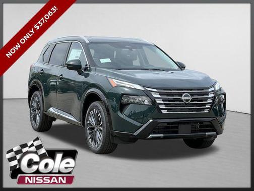 Obsidian Green 2026 Nissan Rogue Platinum