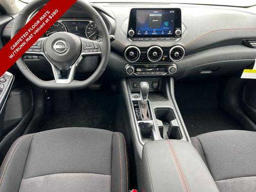 Aspen White Tricoat/Super Black 2025 Nissan Sentra SR