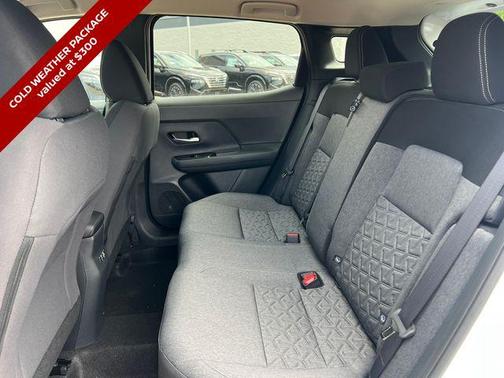 Aspen White/Super Black 2026 Nissan Kicks SV