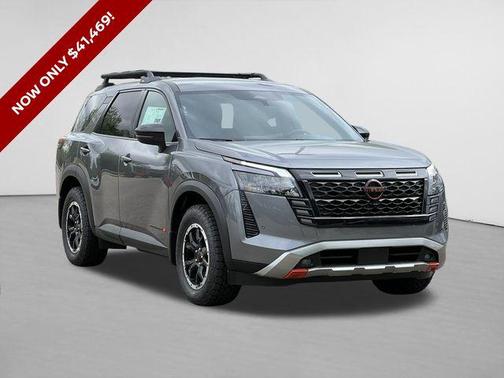 Gun Metallic 2026 Nissan Pathfinder Rock Creek