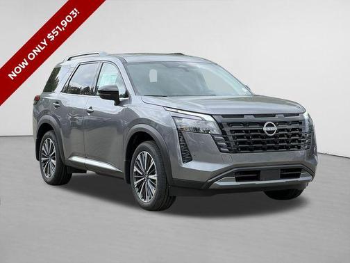 Gun Metallic 2026 Nissan Pathfinder Platinum