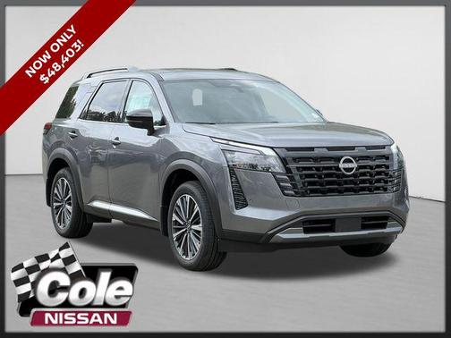 Gun Metallic 2026 Nissan Pathfinder Platinum