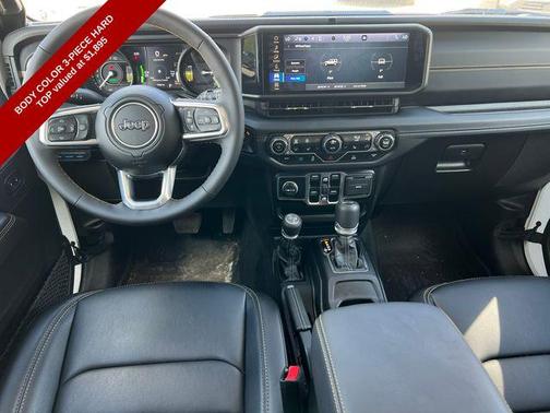 Bright White Clearcoat 2024 Jeep Wrangler 4xe Sahara