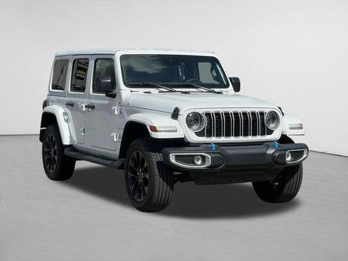 Bright White Clearcoat 2024 Jeep Wrangler 4xe Sahara