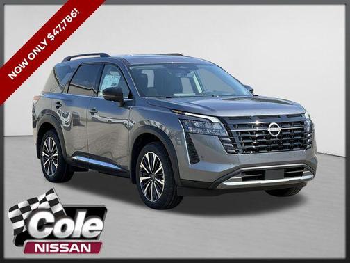 Gun Metallic 2026 Nissan Pathfinder Platinum