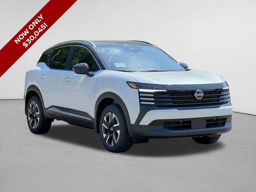 Aspen White/Super Black 2026 Nissan Kicks SV