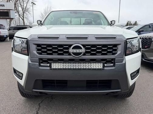 Glacier White 2025 Nissan Frontier SV