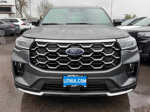 Carbonized Gray Metallic 2026 Ford Explorer Platinum