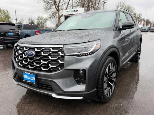 Carbonized Gray Metallic 2026 Ford Explorer Platinum