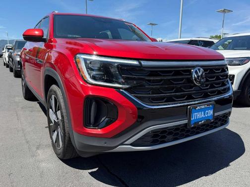 Aurora Red Metallic 2024 Volkswagen Atlas Cross Sport 2.0T SE w/Technology