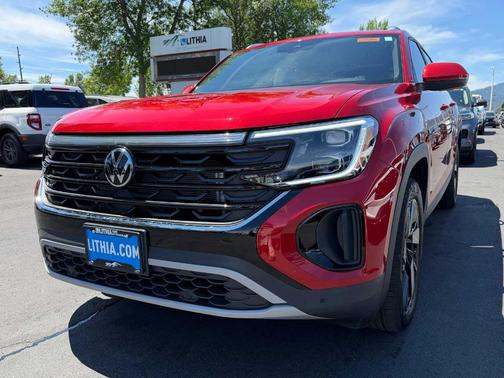 Aurora Red Metallic 2024 Volkswagen Atlas Cross Sport 2.0T SE w/Technology