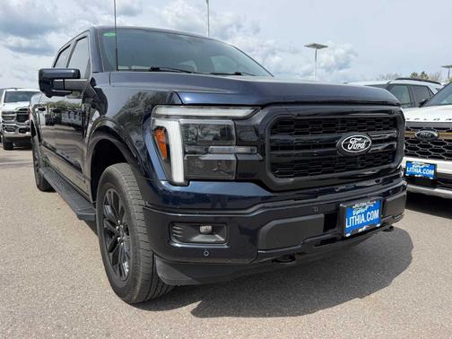 Antimatter Blue Metallic 2025 Ford F-150 Lariat