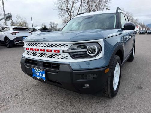 Azure Gray Metallic 2026 Ford Bronco Sport Heritage
