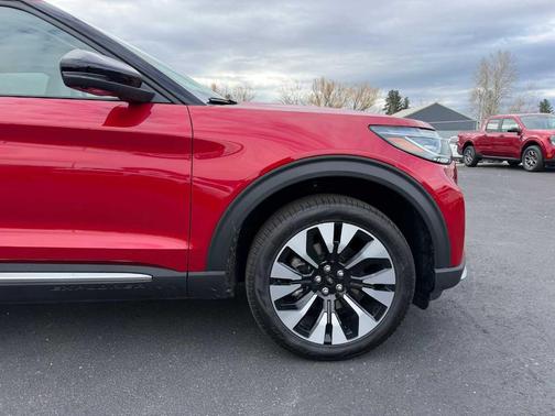 Rapid Red Metallic Tinted Clearcoat 2026 Ford Explorer Platinum
