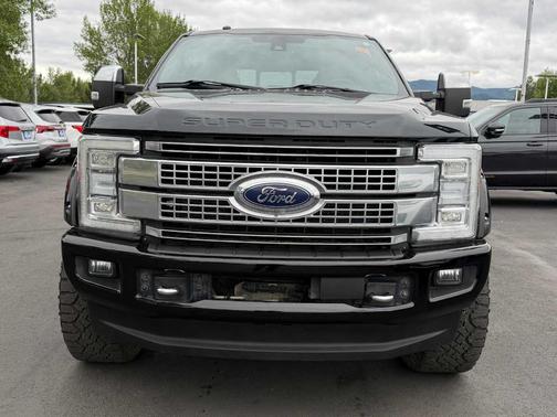 Shadow Black 2017 Ford F-350 Platinum