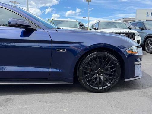 Kona Blue Metallic 2019 Ford Mustang GT Premium