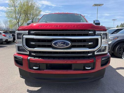 Rapid Red Metallic Tinted Clearcoat 2020 Ford F-250 Platinum