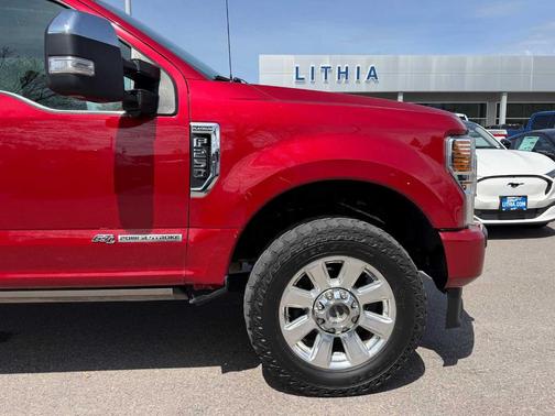 Rapid Red Metallic Tinted Clearcoat 2020 Ford F-250 Platinum