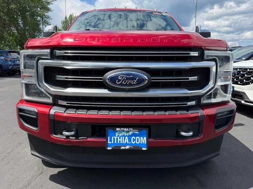 Rapid Red Metallic Tinted Clearcoat 2020 Ford F-250 Platinum
