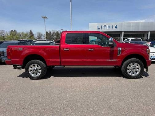 Rapid Red Metallic Tinted Clearcoat 2020 Ford F-250 Platinum