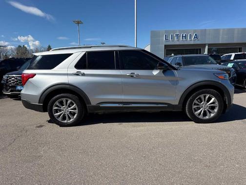 Iconic Silver Metallic 2021 Ford Explorer Limited