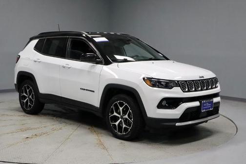 Bright White Clearcoat 2025 Jeep Compass LIMITED