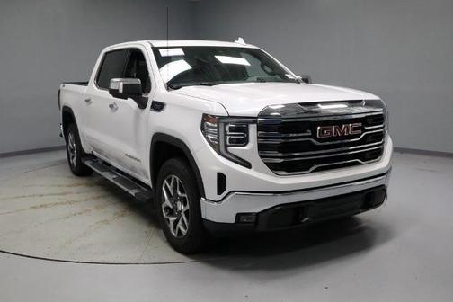 White Frost Tri-Coat 2023 GMC Sierra 1500 SLT