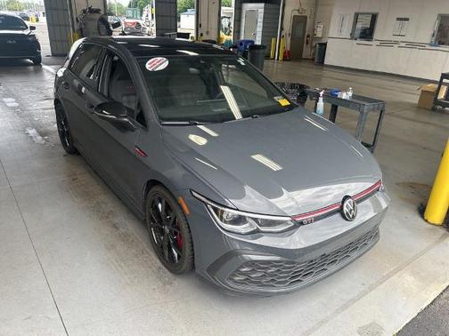 Graphite Gray W/Black Roof 2024 Volkswagen Golf GTI 2.0T 380 SE