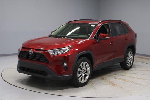Red 2019 Toyota RAV4 XLE PREMIUM