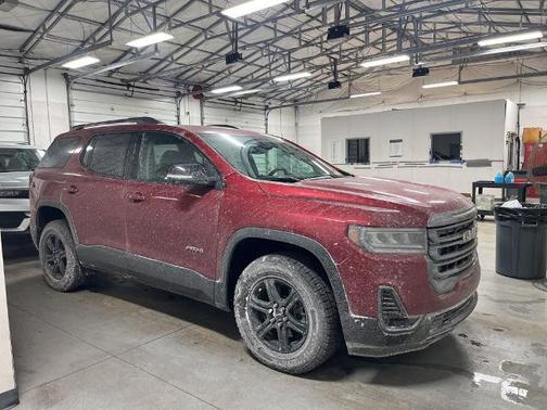 Volcanic Red 2023 GMC Acadia AT4
