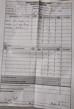 AGATE BLACK METALLIC 2024 Ford Edge SEL