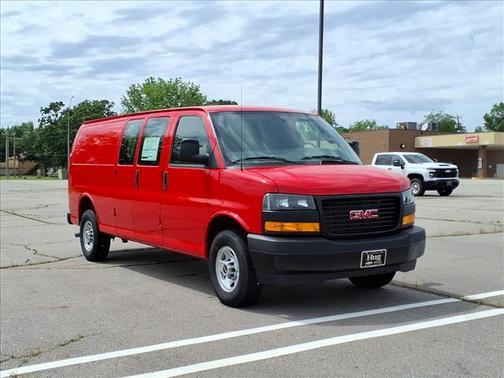 Cardinal Red 2026 GMC Savana 2500 Work Van